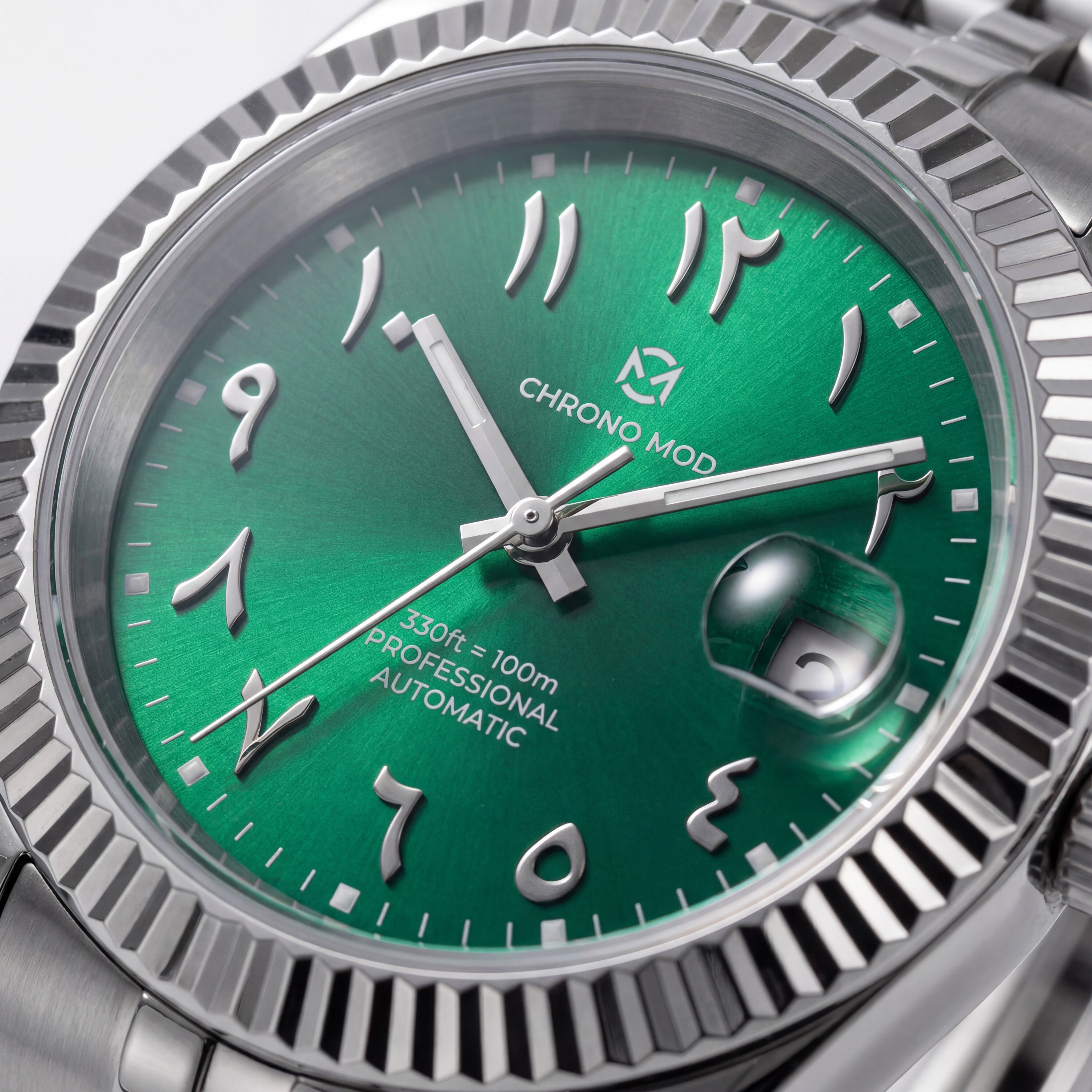 Classic Date – Green Arabic Dial Professional