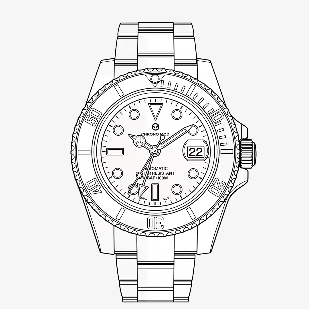 DeptMaster – Plongeur Rolesor or noir