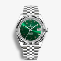 Classic Date – Groene Arabische Wijzerplaat Professional