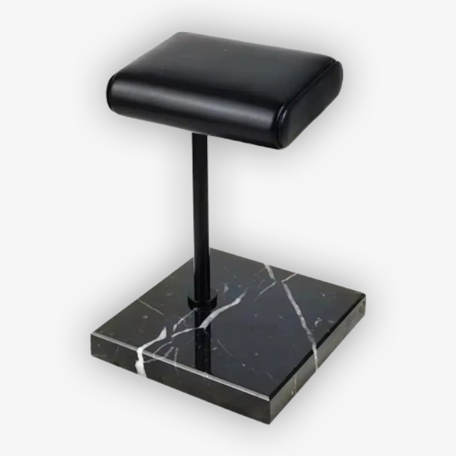Luxury Marble Watch Stand – 10×10 cm Base