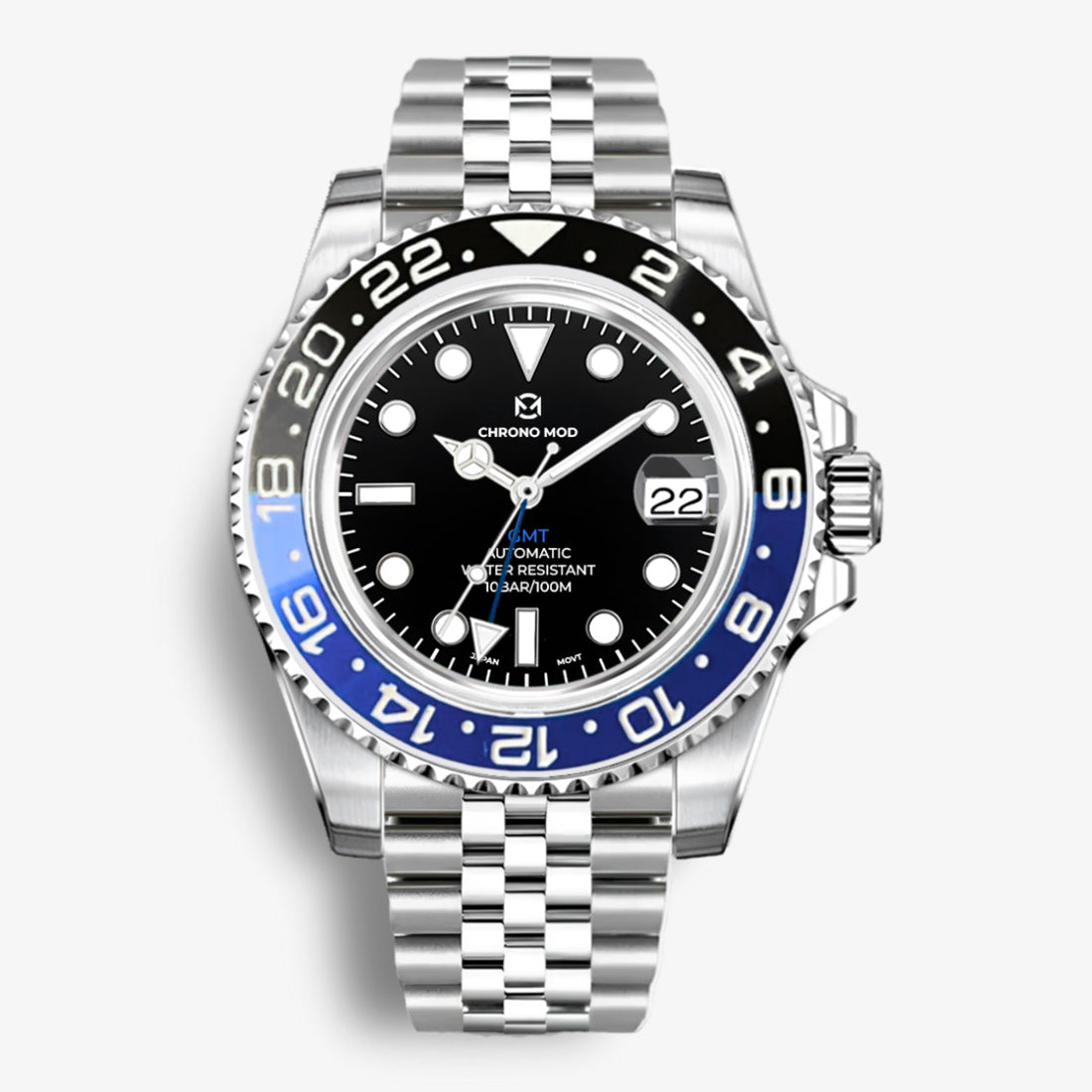 GMT Dual Time – Black & Blue