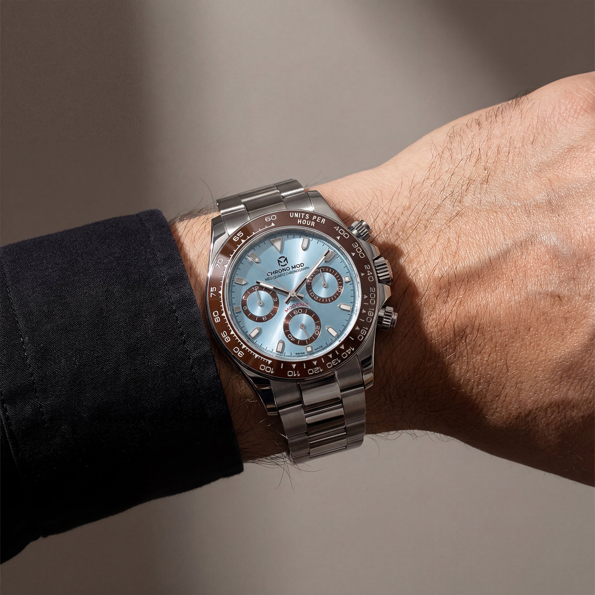 Modena – Platinum Chronograph