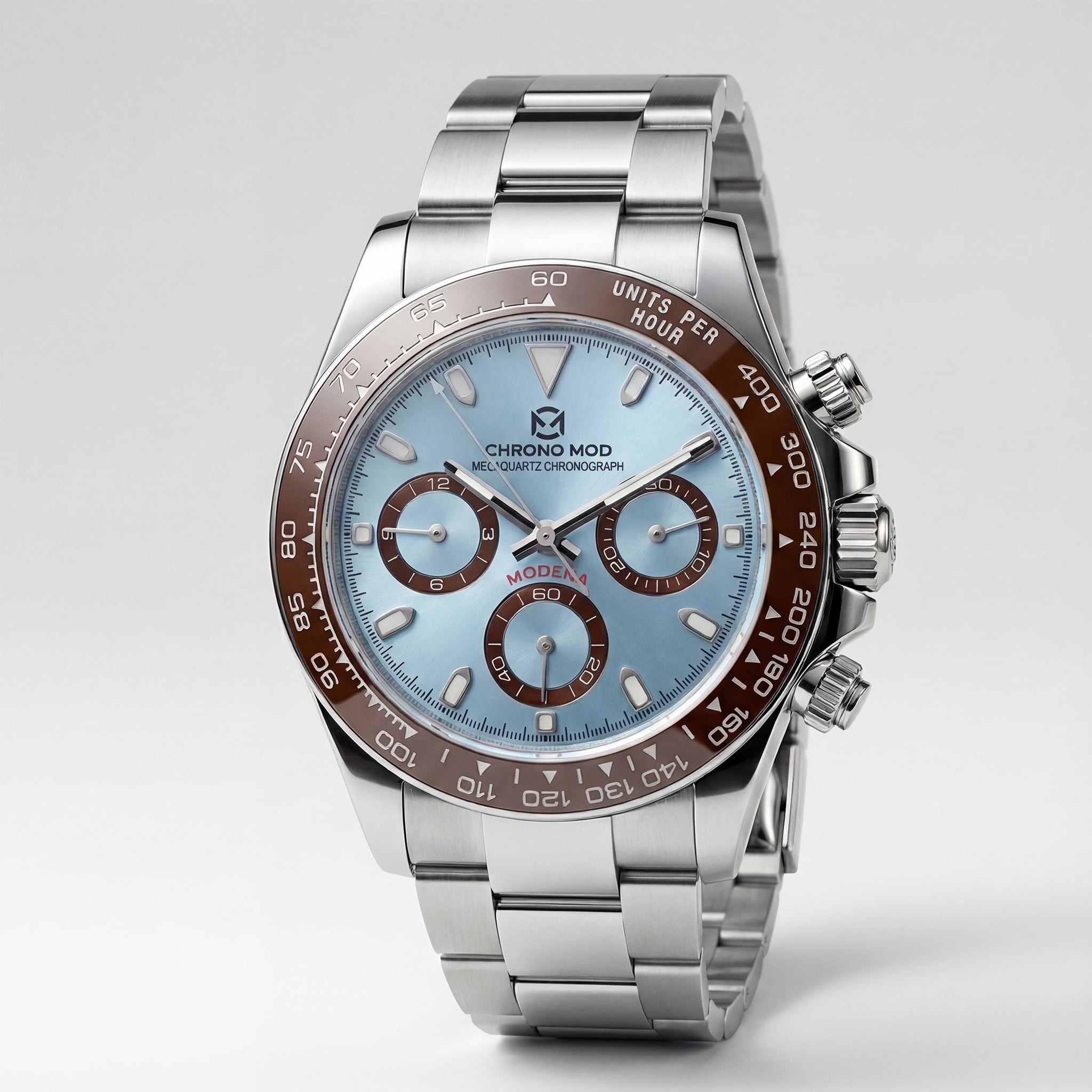 Modena – Platinum Chronograph