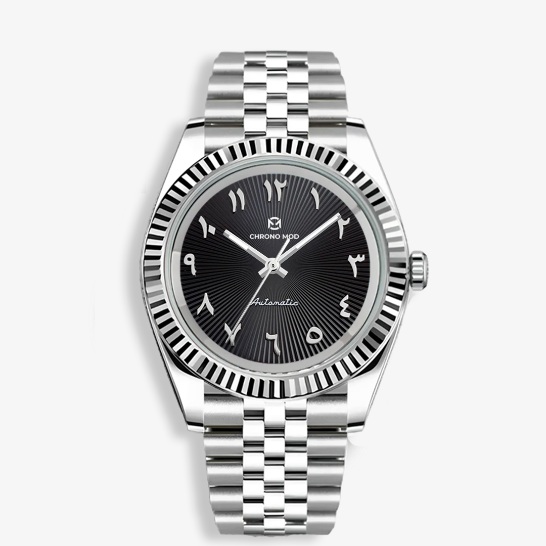 Classic Date – Black Arabic Dial Hbqm Watches