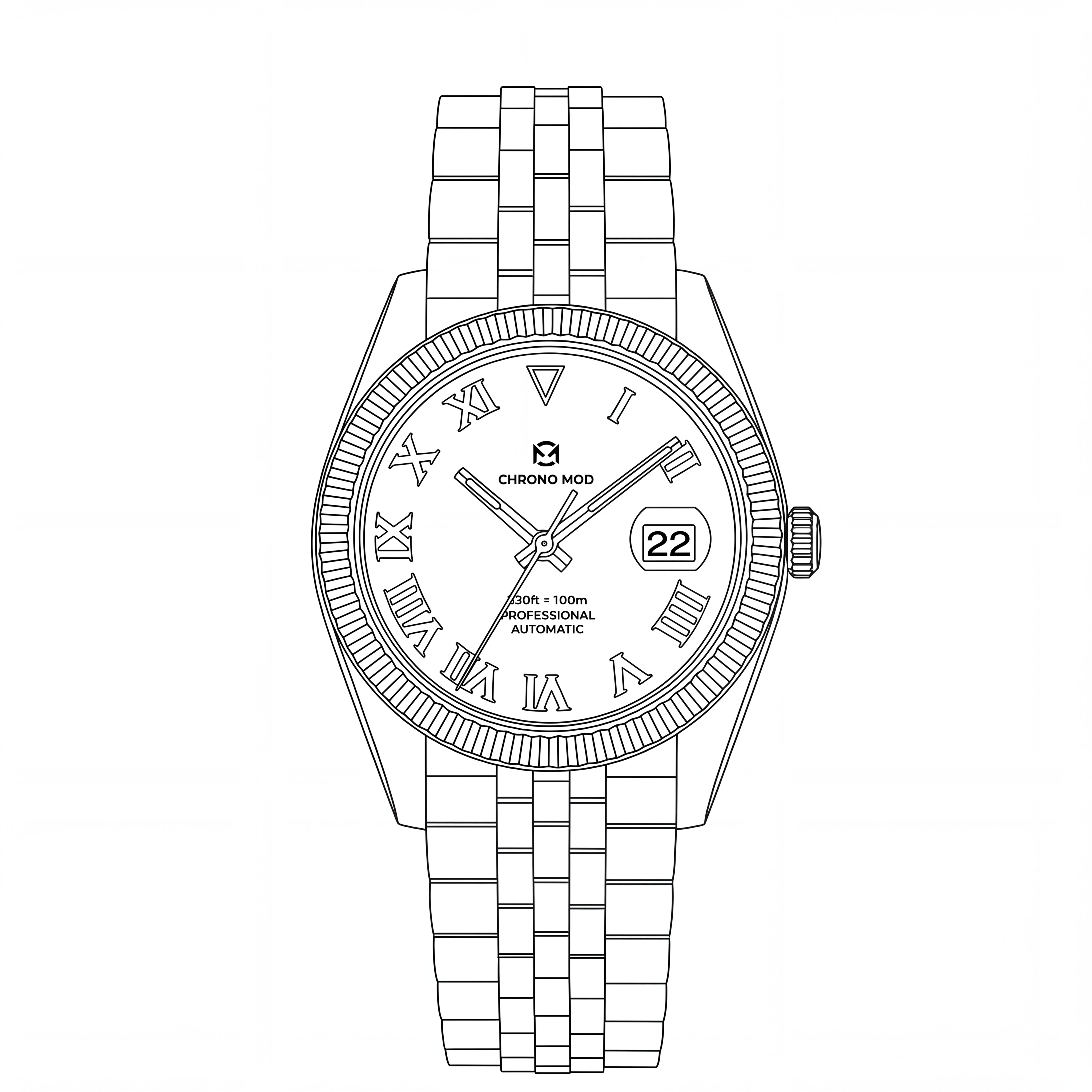 Lady Date – Roman White Rolesor