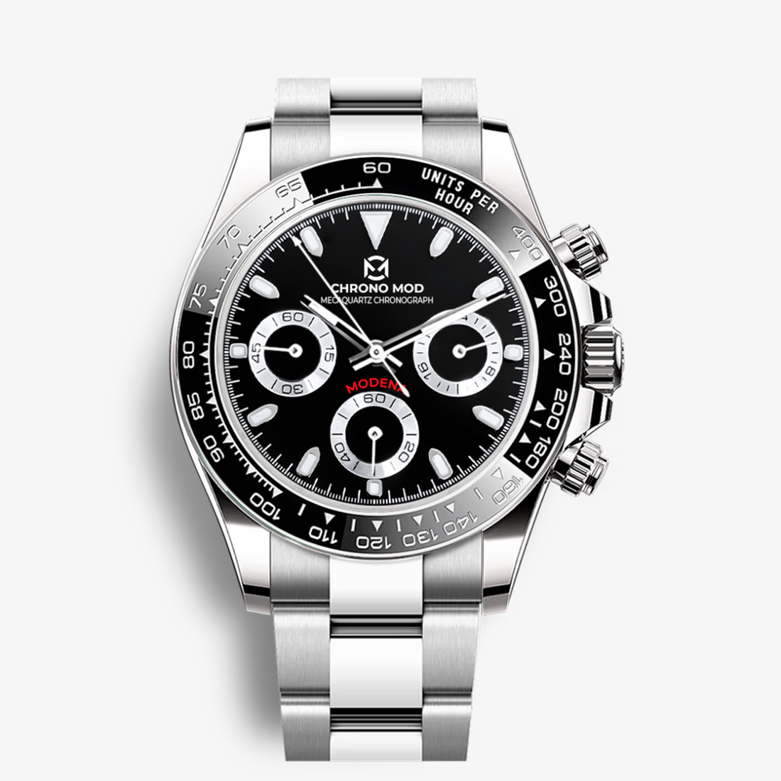 Modena – Black Chronograph