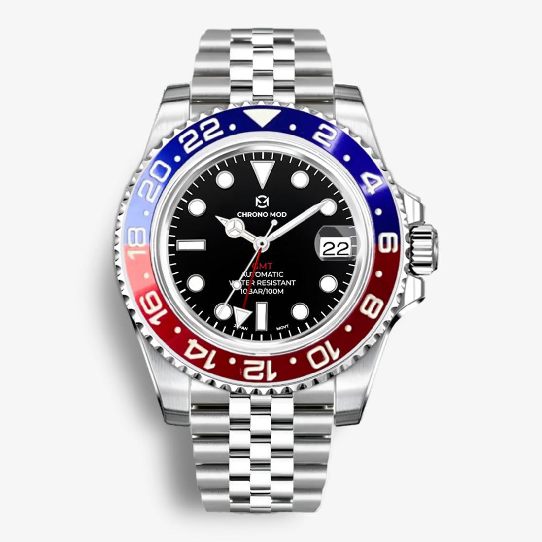 GMT Dual Time – Blue & Red