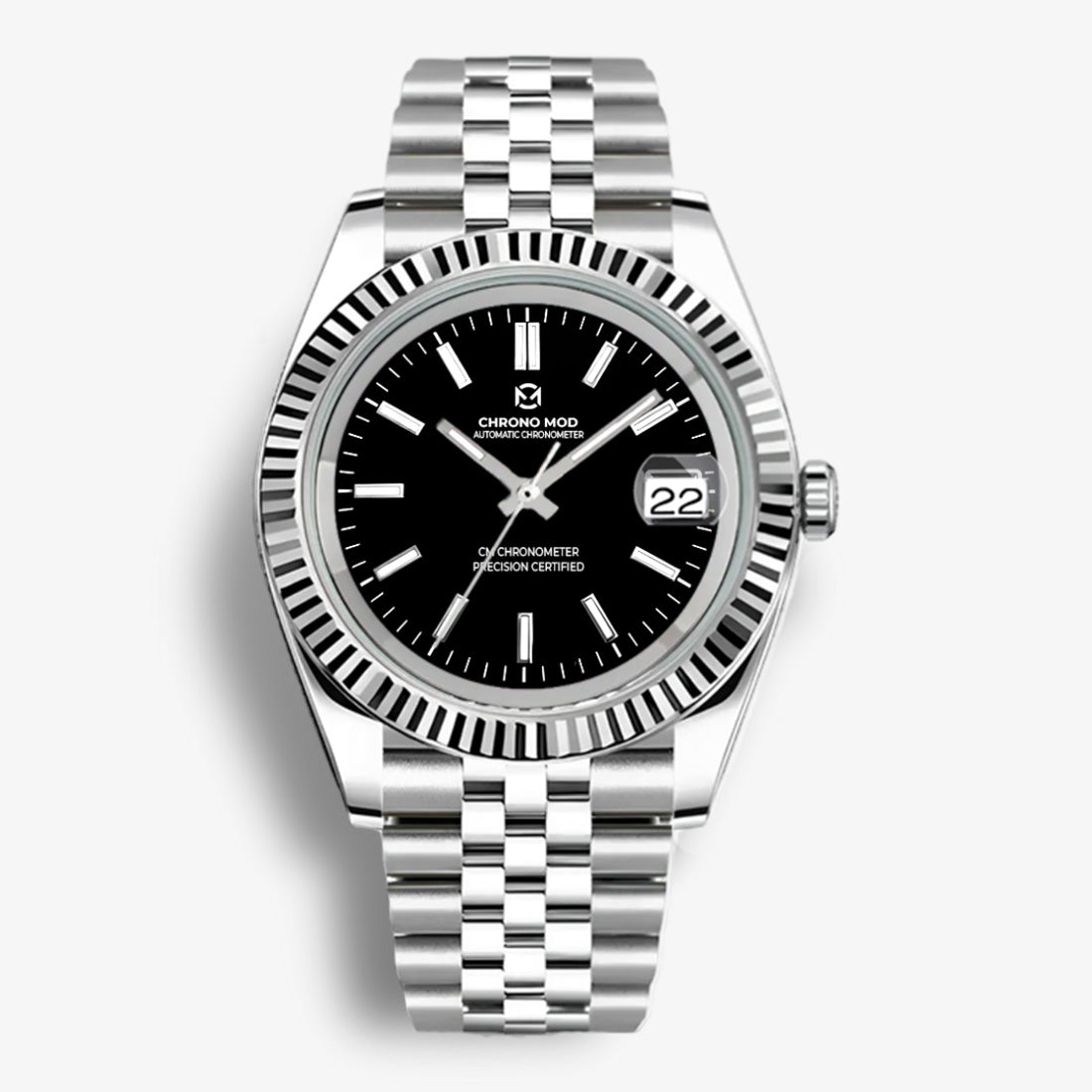 Classic Date – Black Sunburst Dial