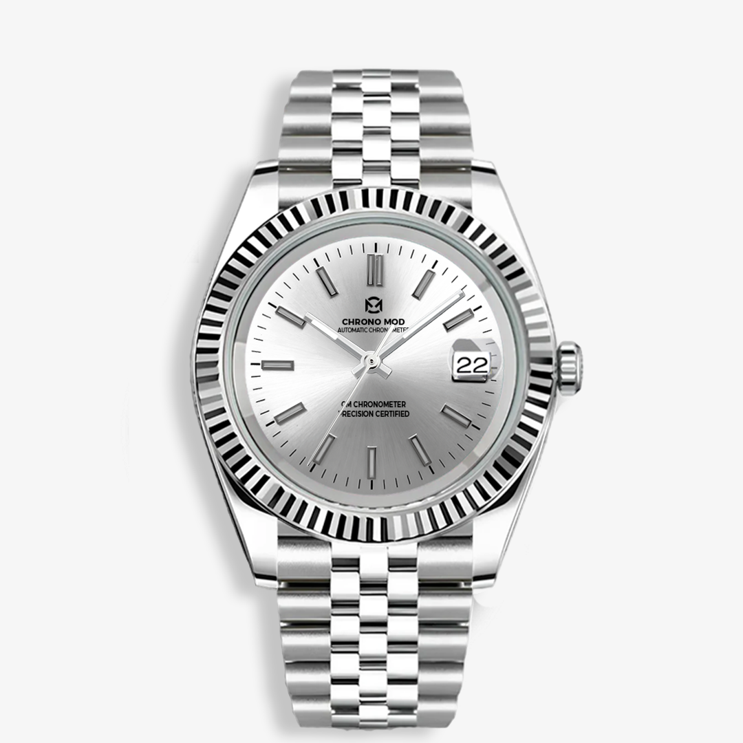Classic Date – White Sunburst Dial Hbqm Watches